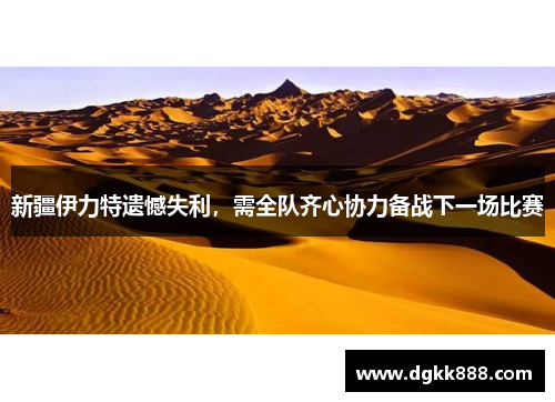 新疆伊力特遗憾失利，需全队齐心协力备战下一场比赛